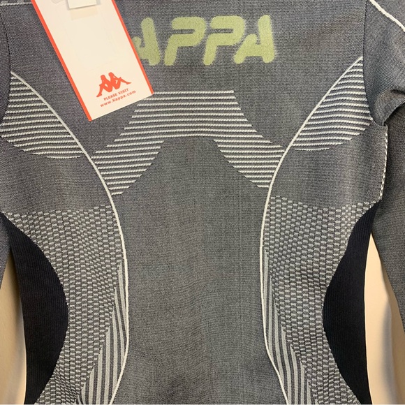 Kappa Authentic Jaworzno Long Sleeve Knit Top Smoke Gray - Picture 7 of 10